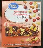 Almond & Crandberry Nut Bars