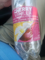 Cherry vanilla flavored sparkling water beverage, cherry vanilla