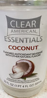 Coconut flavored antioxidant beverage, coconut