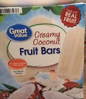 Creamy coconut bars