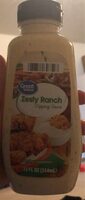 Zesty ranch dipping sauce