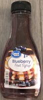 Blueberry fruit syrup