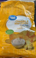 Cheddar & sour cream potato chips