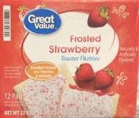 Frosted Strawberry Toaster Pastries