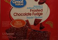 Frosted chocolate fudge toaster pastries