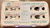 Cage free large wgite eggs
