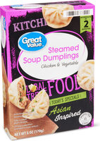 Steamed Soup Dumplings Chicken & Vegetable