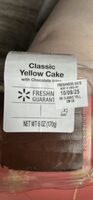 Classic Yellow Cake with Chocolate Icing