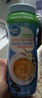 Non-Dairy Coffee Creamer French Vanilla Artificially Flavored