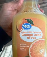 Orange Juice No Pulp