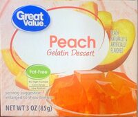 Peach Gelatin dessert