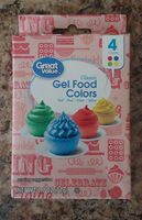 Gel food colors