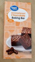 Unsweetened Chocolate Baking Bar