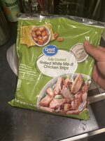Fully Cooked Grilled Chicken Breast Strips