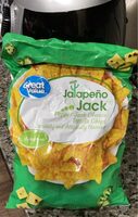 Pepper jack cheese tortilla chips