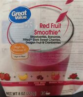 Red fruit smoothie