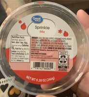 Christmas sprinkle mix