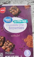 Gluten free chocolate chip brownies