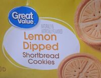 Lemon Dipped shortbread cookies
