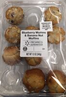 Blueberry muffins & banana nut muffins