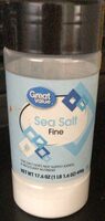 Sea salt fine