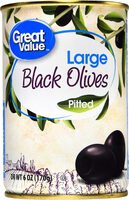Pitted Large Black Ripe Olives