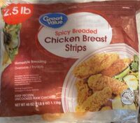 Spicy Breaded Chicken Breast Strips