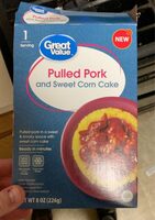 Pulled Pork and Sweet Corn Cake