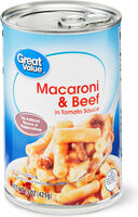 Macaroni & Beef In Tomato Sauce