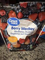 Berry Medley Blackberries, Blueberries, Strawberries and Raspberries