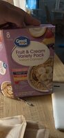 Fruit & Cream Variety Pack Instant Oatmeal