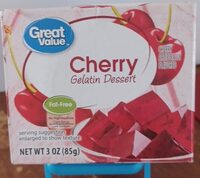 Cherry gelatin dessert