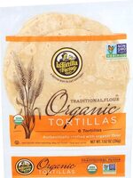 Traditional flour tortillas