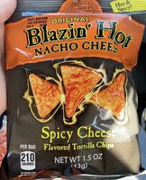 Blazin’ Hot Nacho Cheese Tortilla Chips