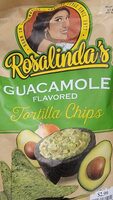 Guacamole flavored tortilla chips