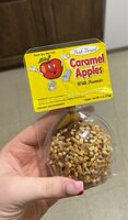 Caramel apple w/ peanuts