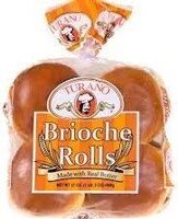 Turano brioche rolls with real butter