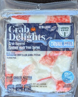 Crab Delights Crab Flavored Seafood Made from Surimi
