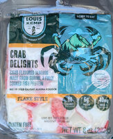 CRAB Delights Crab Flavored Seafood Made from Surimi