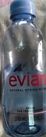 Evian natural spring water