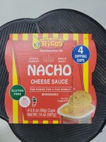 Rico's nacho cheese sauce 4 dipping cups