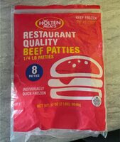 Holten meats restaurant quality beef patties