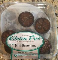 Gluten free mini brownies