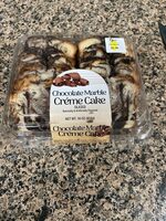 Chocolate Marble Creme Cake Sliced