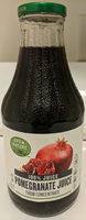 100% pomegranate juice from concentrate
