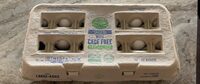 White cage free large eggs