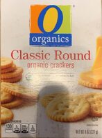 Classic round organic crackers