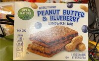 Peanut butter and blueberry
