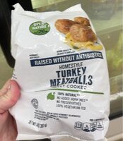 Homestyle turkey meatballs