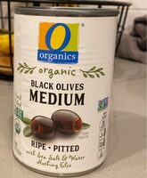 Organic Medium Black Olives